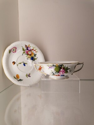 Herend Bouquet de Fruits Suppentasse mit Untertasse 743 BFR 1. Wahl