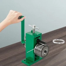 Mini Ring and Earring Crimper Hand Crank Bending Machine Jewelry Equipment Tools