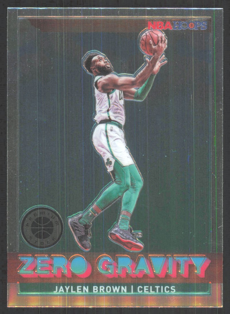 2019-20 Panini NBA Hoops Premium Stock Zero Gravity Jaylen Brown #13