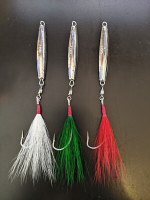 ava 007 fishing lure 6- A-17 Diamond Jigs 2 oz.with Split Tube Tail Hooks : Sports & Outdoors Available in different sizes and tube colors. Vintage-AVA-Lucky 7-Diamond Jig Ava 67