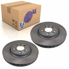 Par de discos de freno delanteros para Nissan Infiniti Q30 QX30 estampado azul ADN143184