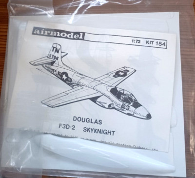 1:72 Douglas F3D-2 Skyknight   Airmodel  Vacukit mega selten!