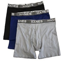 Hanes Men  s Ultimate Boxer Briefs 3 Pack XL NEW NWOT