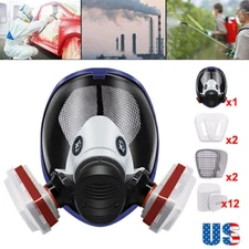 6900 Paint Spray Full Face 17 in 1 Gas Mask Chemical Epoxy Resin Respirator PPE