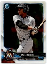 2018 BOWMAN PROSPECTS JAMES NELSON MIAMI MARLINS #BP33