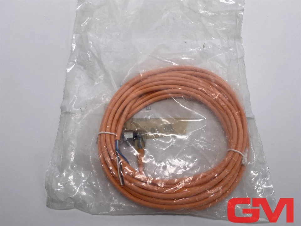 ifm Kabeldose E10702 cable plug socket M12 abgewinkelt PVC Kabel Länge 5m - Bild 3 von 4