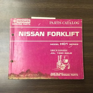 Nissan forklift parts catalog