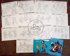 SMURFS JOHAN & PEEWIT ANIMATORS MODEL SHEETS HANNA BARBERA Artist Reference — photo 1