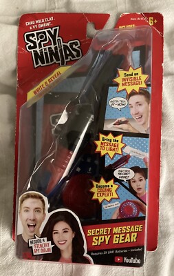 Spy Ninjas Chad Wild Clay & Vy Qwaint Secret Message Spy Gear
