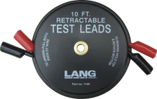 Lang 1140 Retractable Test Leads | 2 Leads x 10 Feet
