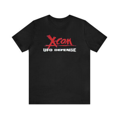 X-Com UFO Defense PS1 Logo Retro Style Unisex Short Sleeve Tee T-Shirt