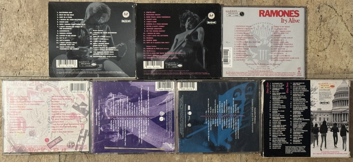 The Ramones CD lot - includes four greatest hits & two Expanded