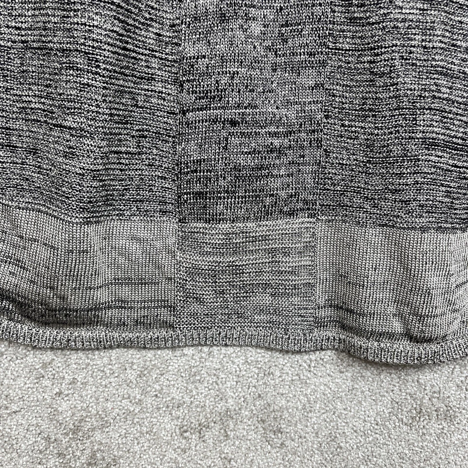 Cárdigan Andrea Jovine Mujer Gris Medio Plumero Viscosa Algodón Elástico - 2434* Foto 4 de 4