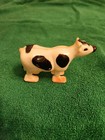 2 VTG 1960s Toy Ramp Walkers Holstein Dairy Cow Black & White & Pink Pig. Works — photo 1