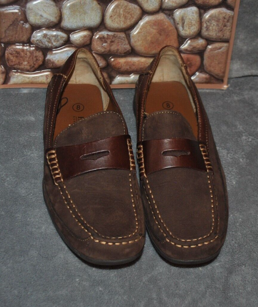 Hunter’s Bay Brown Suede Penny Loafers SZ 10! NEW! Hunter main image 4