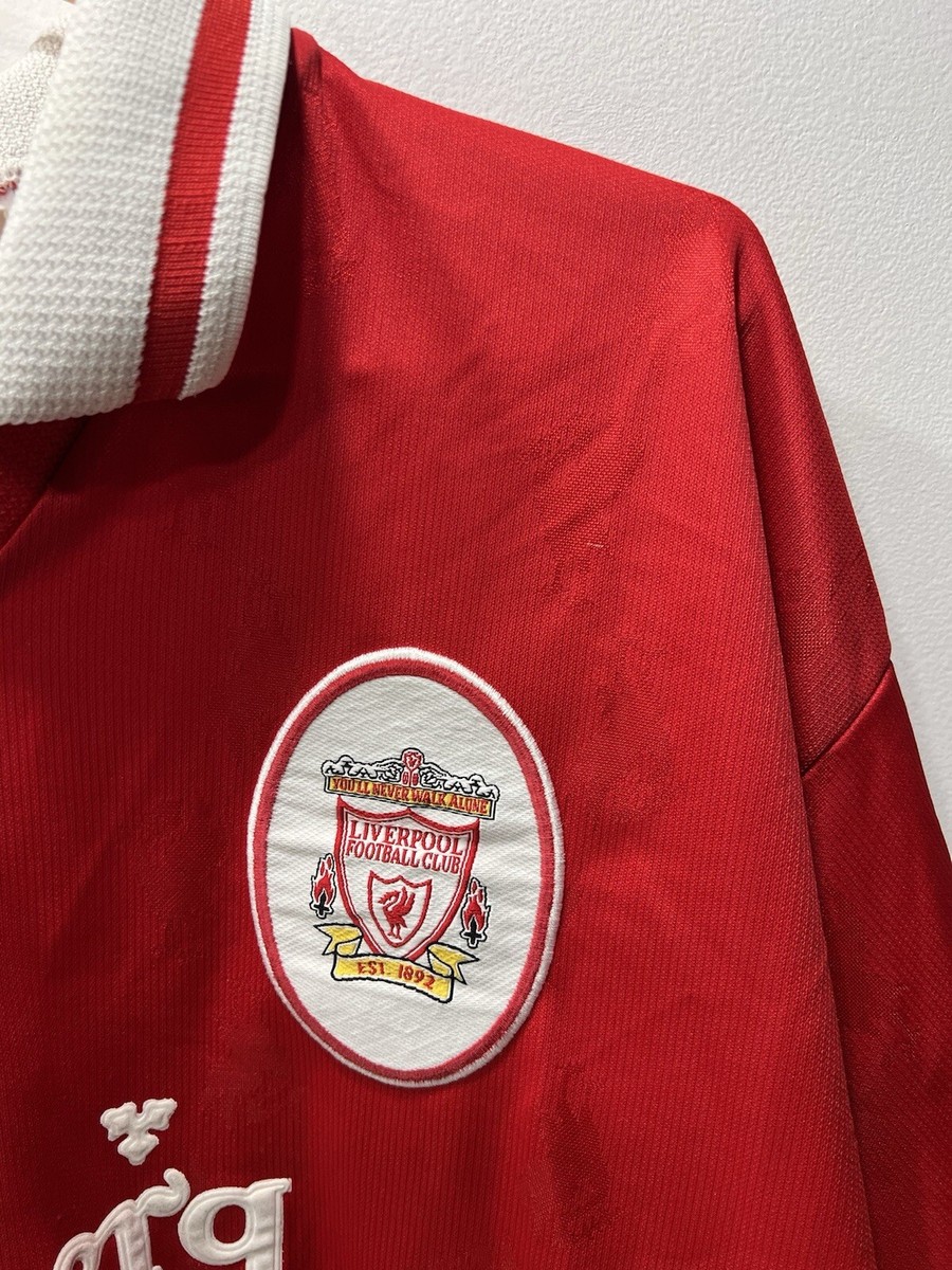 Vintage 1996/1997/1998 Reebok Liverpool Home Kit Jersey Red Vintage 1996/1997/1998 Reebok Liverpool Home Kit Jersey Red