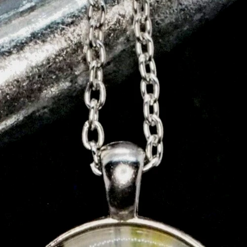 Bailarina Ballet Bailarina Música Colgante Collar y Anillo Tíbet Plata Conjunto de Joyas Foto 4 de 4