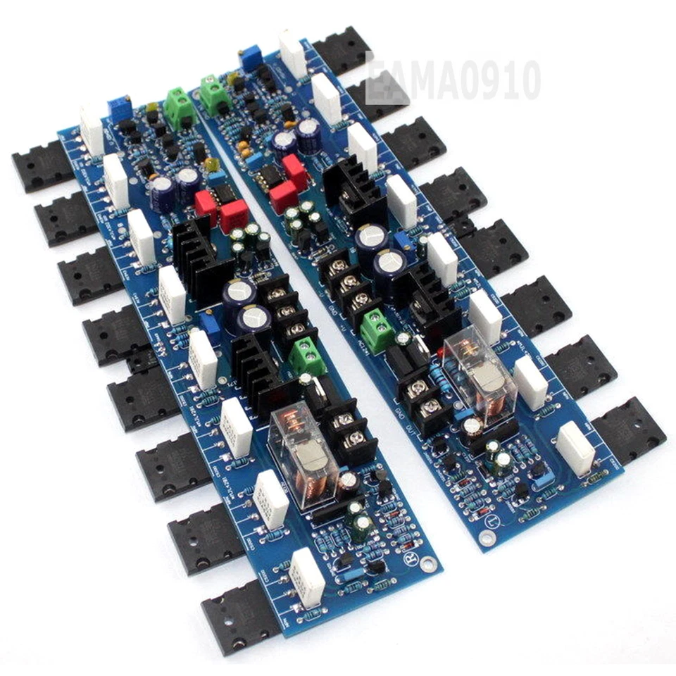Placa amplificador de potencia AMP One Pair E405 300W 4-8Ω A1943/C5200 2SA1930/2SC5171 Foto 3 de 4