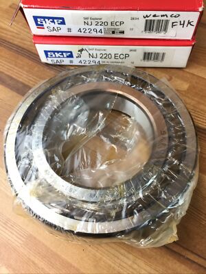 SKF NJ 220 ECM Cylindrical Roller Bearing main image 1