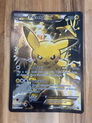 Pikachu EX JUMBO XY124 (GREAT CONDITION) | eBay UK