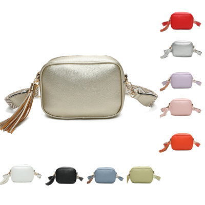 Leichte lässige Damen-Quastenkamera Kuriertasche Handtasche Schultertasche Umhängetasche