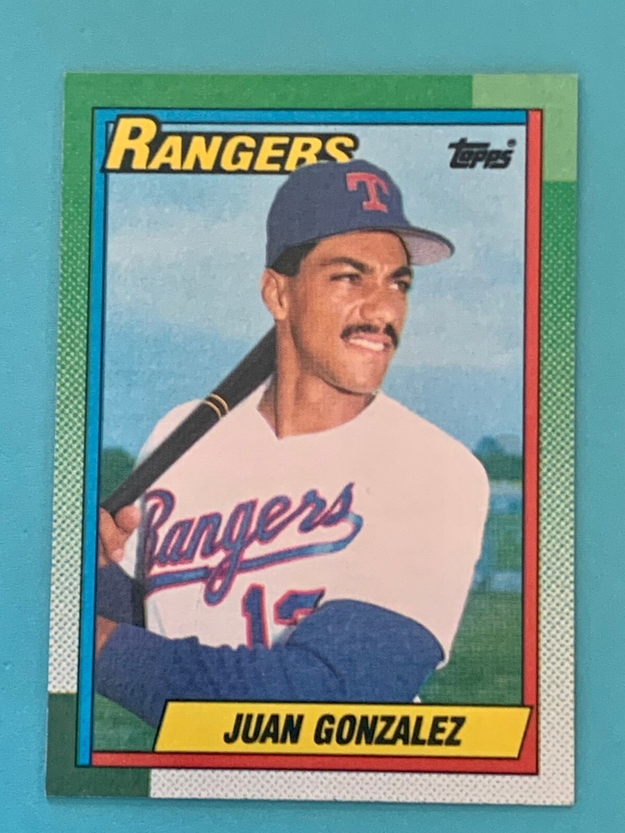 1990 Topps MLB Baseball Juan Gonzalez ROOKIE CARD #331 Texas