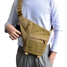 Concealed Carry Sling Bag Chest Holster Anti-Thief Crossbody Personal Sling Pack