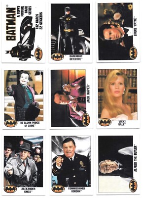 1989 Topps Batman Movie Series 1 Trading Cards / You Choose #s 1-132 / bx145
