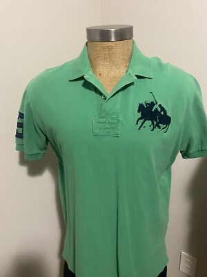 Polo Ralph Lauren ビッグポニー S ✳️ Vintage Polo Ralph Lauren Embroidered Big Ponies Polo Shirt