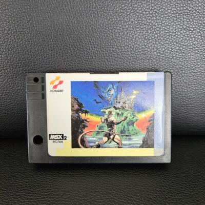 MSX Castlevania Akumajō Dracula Video Game Konami 1986 Only Cartridge Tested