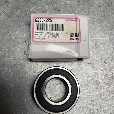 NOS MARSHALL 6205-2RS BEARING 25X52X15MM