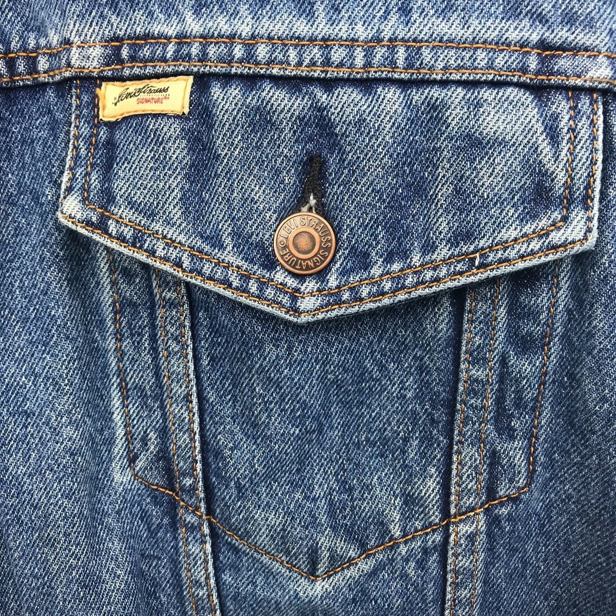 QS412A LAYERED DENIM JACKET サイズ：L QS412A layered denim jacket