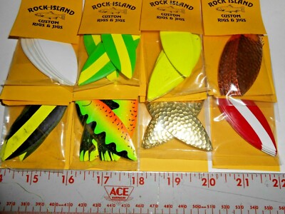 Willow Leaf Spinner Blades # 4 3/4 10 CT