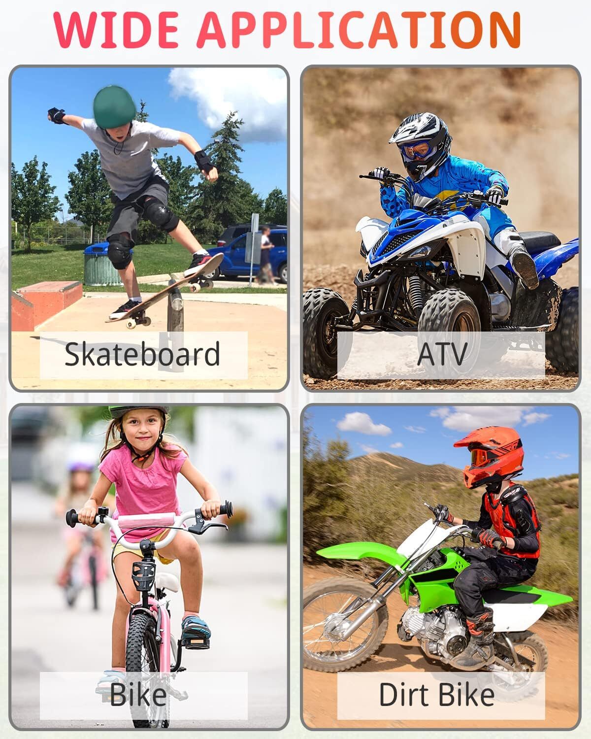 Kids Dirt Bike Protective Riding Gear ATV Chest Protector Motocross Armor Suit
