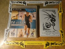 Fit in Six (PS3 Sony PlayStation 3, 2011) Cib Mint/Perfect & Complete - Tested