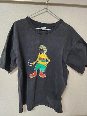 STUSSY Old Rastaman Short Sleeve Shadowman White Tag 80s-90s STUSSY Old Rastaman Short Sleeve Shadowman White Tag 80s-90s