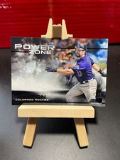 2019 Stadium Club Power Zone Black #PZ13 Todd Helton #13 /99