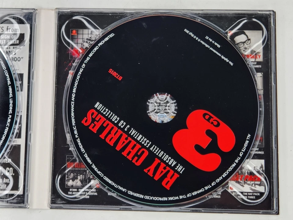 Absolutely Essential 3 CD Collection by Ray Charles (CD, 2010) - Image 4 of 4