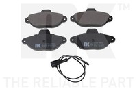 NK Bremsbelagsatz, Scheibenbremse 222334 FüR Fiat Ford Lancia