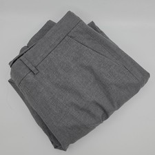 J.Crew Bedford Dress Pants Mens 36x30 Gray Excellent 100% Cotton Office