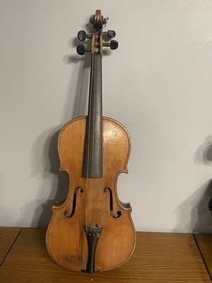 Vintage Grand Solo Violin BN 1871 Stradivarius Copy 4/4 Flamed Maple Restoration