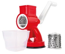 Rigamonti universal grater, grattugia 2 rulli con vaschetta, super ventosa