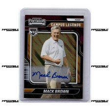 2025 Panini Texas NIL - Purple #4 Mack Brown Auto /50 Campus Legends