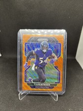 2021 Panini Prizm - Tyus Bowser #286 Orange Wave Prizm /60