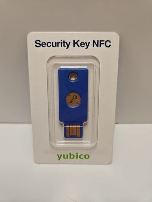 Yubico FIDO Security Key NFC and USB - Two Factor Authentication, Fits USB-A  