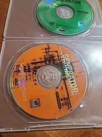 Sega Dreamcast Generator Vol. 1  & Vol 2 Disc Only  Demo Disc Bundle Lot