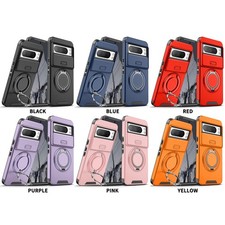 Slide Camera Magnetic Stand Case Cover For Google Pixel 10 9 Pro XL 9A 8A 8 Pro