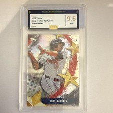 Topps 2025 Series 1 Stars of MLB Jose Ramirez #SMLB-20 Guardians GAS 9.5