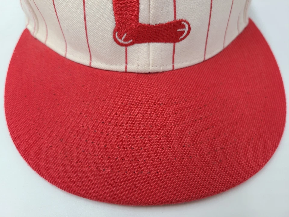 Boston Red Sox Cooperstown Collection 1931 Pinstripes Fitted 6 7/8 Hat Cap MLB - Image 3 of 4