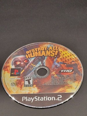 Destroy All Humans - PlayStation 2 - Authentic - Loose Disc - NTSC/US